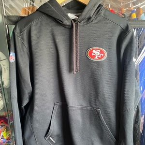 San Francisco 49ers On Field Nike Performance Hoodie Sweater